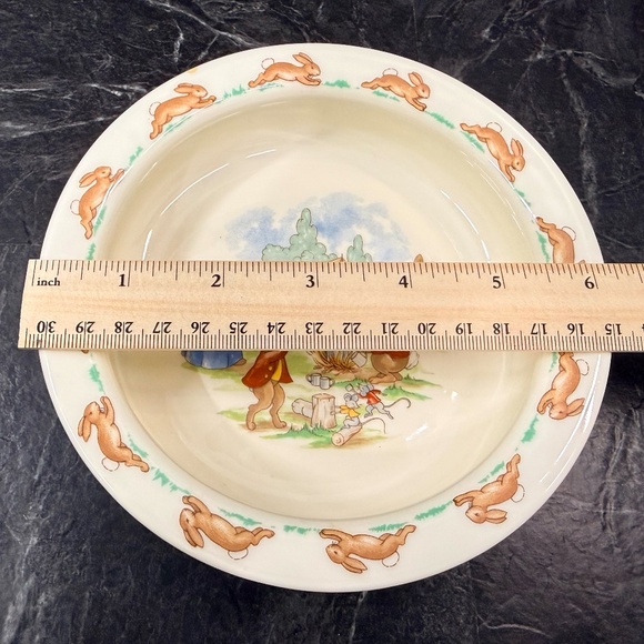 ROYAL DOULTON “Bunnykins" English Fine Bone China 5 Piece Set - Picture 11 of 16